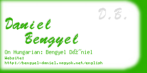 daniel bengyel business card
